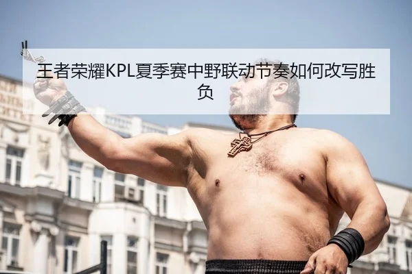 王者荣耀KPL夏季赛中野联动节奏如何改写胜负